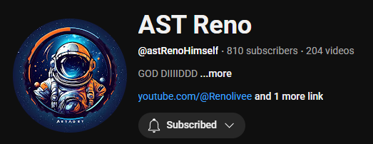 Reno Subscriber Count